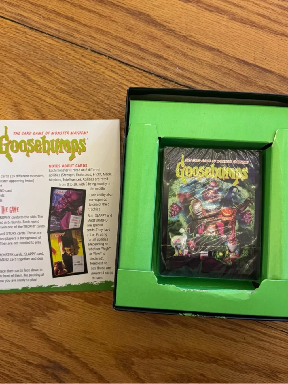 Goosebumps Monster Mayhem Card Game Scholastic Outset Factory Sealed Cards - Picture 4 of 8